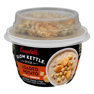 Campbell's Slow Kettle Style Soup Loaded Potato with a Crunch