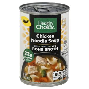 Healthy Choice Chicken Noodle Soup with Chicken Bone Broth