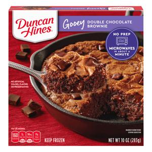 Duncan Hines Gooey Brownie Double Chocolate Frozen