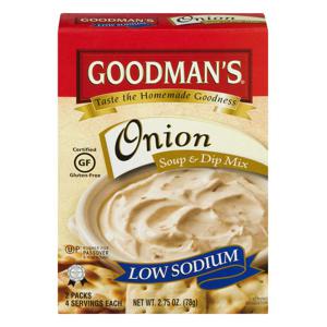 Goodman's Soup & Dip Mix Onion Low Sodium