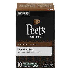 Peet's House Blend Dark Roast Coffee K-Cups