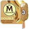 Magnum Gelat Doble Caramel Dore 3 uts