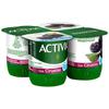 Activia Yogur Desnatado con Ciruelas 0% 4x125gr