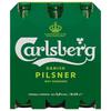 Carlsberg Cerveza Rubia Danesa (Pack 6x25cl)