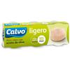 Calvo Atún Claro Ligero en Aceite de Oliva (Pack 3x60g)
