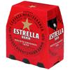 Estrella Damm Cerveza Pack de 6 Botellas 25cl