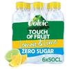 Volvic Touch of Fruit Citron/Citron vert sans sucre ajoute 6 x 50 cl