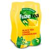 Fuze Tea Black Tea Lemon Lemongrass Iced Tea 4 x 400 ml