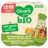 Olvarit Bio assiette champignons, poireau, pâtes, veau, pour les enfants dès 12 mois 230 g