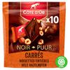 Côte d'Or Carrés Pralines Chocolat Noir Aux Noisettes Entières 200 g