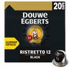 Douwe Egberts DOUWE EGBERTS Café Capsules Black Ristretto Intensité 12 Nespresso® Compatible 20 pièces