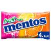 Mentos Chewy Dragees Fruit Rouleaux 4 x 37.5 g