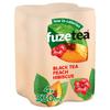 Fuze Tea Black Tea Peach Hibiscus canette 4 x 330ml