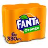 Fanta Orange Canette 6 x 330 ml
