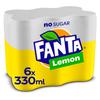 Fanta Zero Lemon sleekcan 330ml x 6