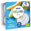 Naturnes BIO NaturNes BIO Poire-Banane dès 6 Mois 4 x 90 g
