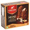 Côte d'Or Mini Glaces Chocolat & Vanille Chocolat & Noisettes 6 Pièces 213 g