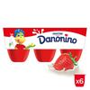 Danonino Fromage Frais Fraise Maxi pour les Enfants 6 x 100 g