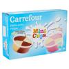 Carrefour Pots Vanille Saveur Chocolat Vanille Fraise 12 x 30.67 g
