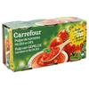 Carrefour Pulpe de Tomates Pelées en Dés Basilic et Origan 3 x 400 g