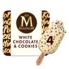 Magnum Ola Multipack Glace White Chocolate & Cookies 4 x 90 ml