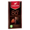 COTE D'OR 
    Tablette de chocolat noir intense dégustation 86% cacao
