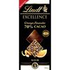 LINDT 
    Tablette chocolat noir orange amandes 70%
