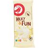 AUCHAN 
    Milky&Fun tablette de chocolat blanc
