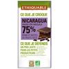 ETHIQUABLE 
    Tablette de chocolat noir bio du Nicaragua 75%
