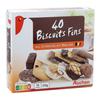 AUCHAN 
    Assortiment de biscuits fins au chocolat belge
