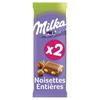 MILKA 
    Tablette de chocolat au lait et noisettes entières
