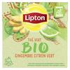 LIPTON 
    Thé vert bio gingembre citron vert
