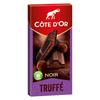 COTE D'OR 
    Tablette de chocolat noir truffé
