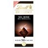 LINDT 
    Excellence Tablette de chocolat noir 70% au sel rose de l'Himalaya
