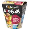 SODEBO 
    Sodebo Box&Balls Pipe rigate tomate bœuf basilic sans couverts 400g
