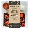 MIX BUFFET 
 Kit complet burritos bœuf tex-mex 2 sauces
