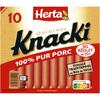 HERTA 
 Knacki pur porc réduit en sel
