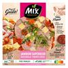 MIX 
    Pizza gusto jambon supérieur mozzarella et tomate cerise
