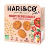 HARI&CO 
    Nuggets de pois chiches tomate et herbes de Provence recette vegan bio
