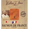 WILLIAM JAMES 
    William & James Saumon fumé de France tranché x4 100g
