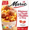 MARIE 
    Boulette de boeuf et ses macaronis
