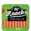 AUCHAN 
    Auchan Saucisses knacks de volaille x10 -350g
