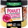 FLEURY MICHON 
    Poulet avec riz au pavot et carottes sauce curry
