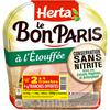 HERTA 
    Le Bon Paris jambon cuit à l'étouffé sans nitrites
