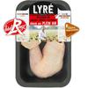 LYRE 
    Cuisses de poulet blanc fermier élevé en plein air Filière Responsable Label Rouge
