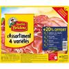 JUSTIN BRIDOU 
    L'Assortiment de 4 variétés jambon cru rosette bacon coppa
