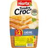 HERTA 
    Tendre Croc' Chèvre et jambon sans nitrites
