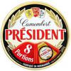 PRESIDENT 
    Camembert en portions
