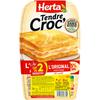 HERTA 
    Tendre Croc' l'Original fromage et jambon sans nitrites -25% de sel
