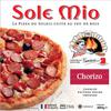 SOLE MIO 
    Pizza chorizo poivron rouge fromage cuite au feu de bois
